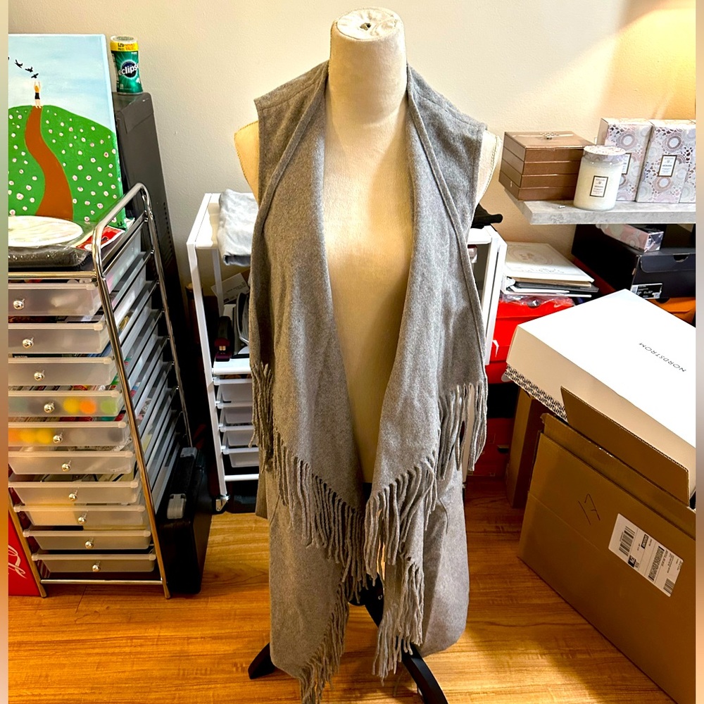 Sleeveless wool wrap Allsaints